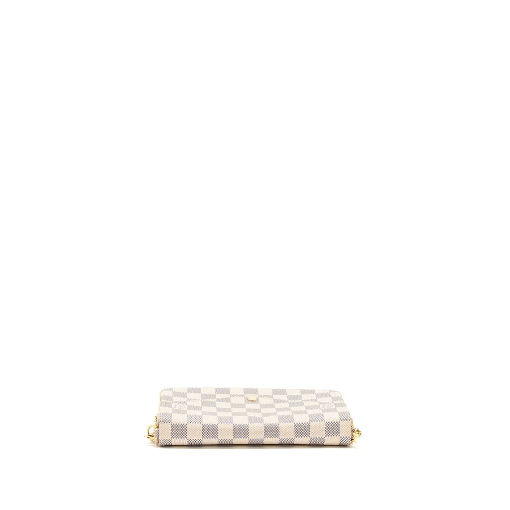 LOUIS VUITTON FELICIE POCHETTE DAMIER AZUR CANVAS GHW