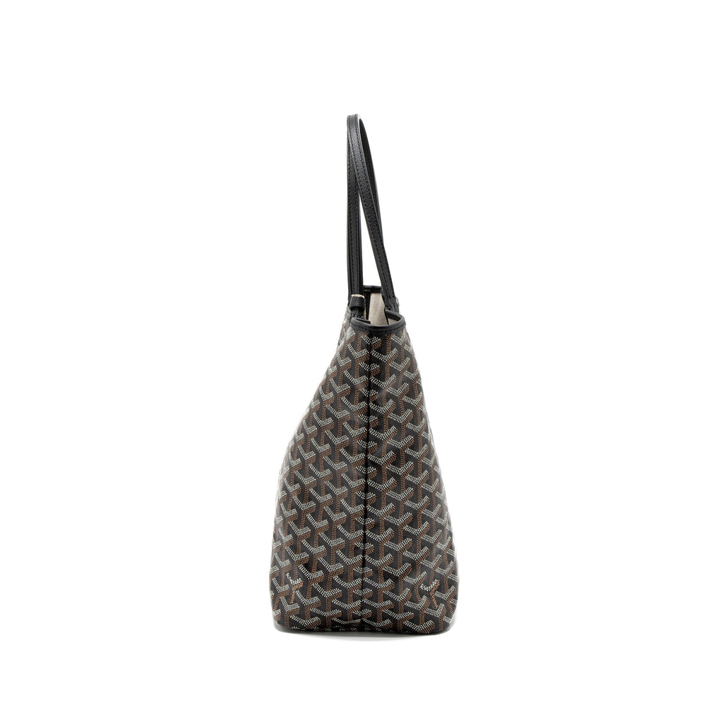 GOYARD SAINT LOUIS PM TOTE BAG GOYARDINE CANVAS SHW