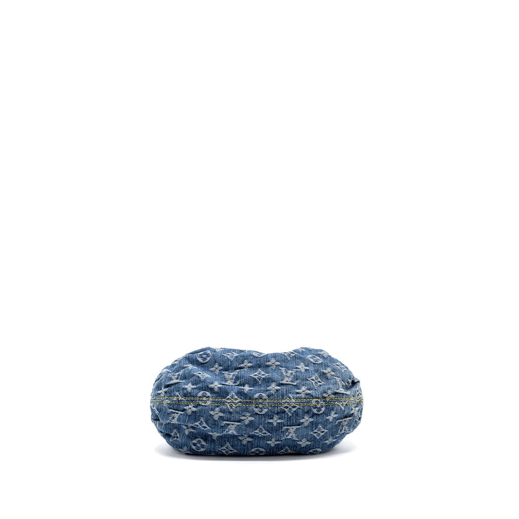 LOUIS VUITTON VINTAGE MINI HANDLE BAG DENIM BLUE GHW