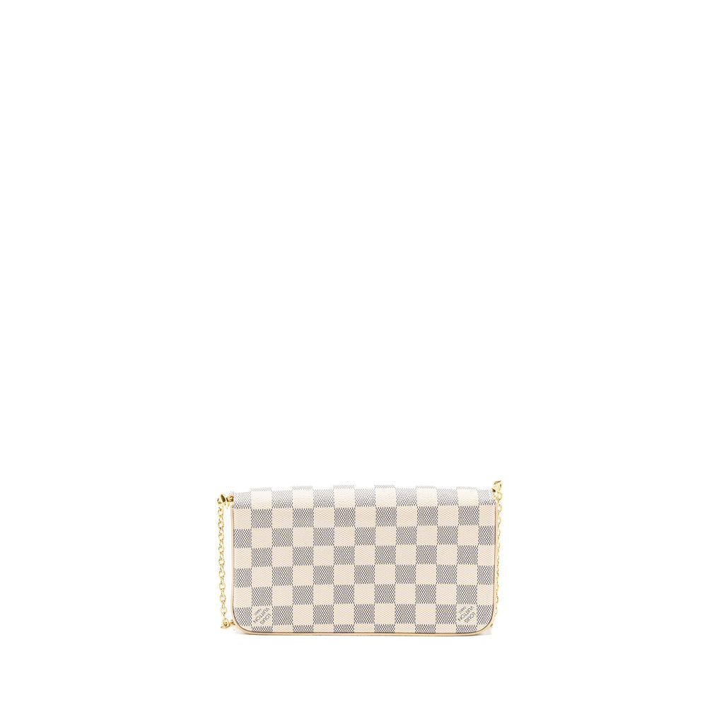 LOUIS VUITTON FELICIE POCHETTE DAMIER AZUR CANVAS GHW
