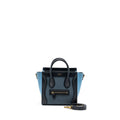 CELINE NANO LUGGAGE BAG MULTI COLOUR BLUE/DARK BLUE/BLACK GHW