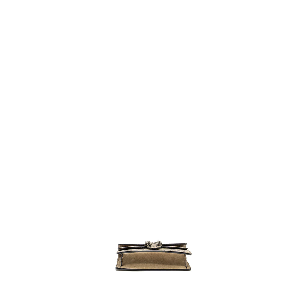 GUCCI SUPER MINI DIONYSUS GG SUPREME BAG BEIGE SHW
