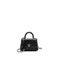 CHANEL COCO HANDLE EXTRA  MINI CAVIAR BLACK LGHW(MICROCHIP)