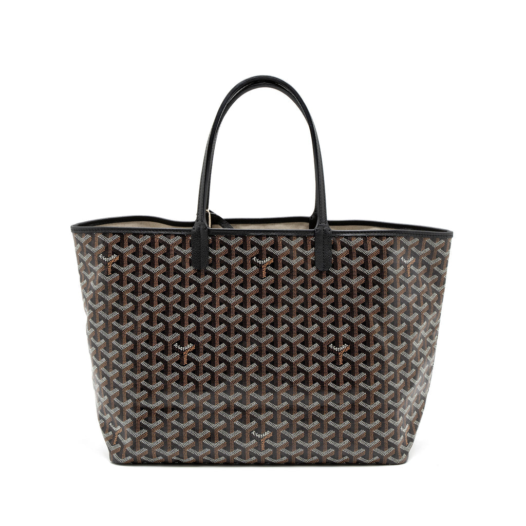 GOYARD SAINT LOUIS PM TOTE BAG GOYARDINE CANVAS SHW