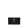SAINT LAURENT/YSL UPTOWN POUCH CROC-EMBOSSED CALFSKIN BLACK SHW