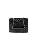 CHANEL GRAND SHOPPING TOTE CAVIAR BLACK SHW