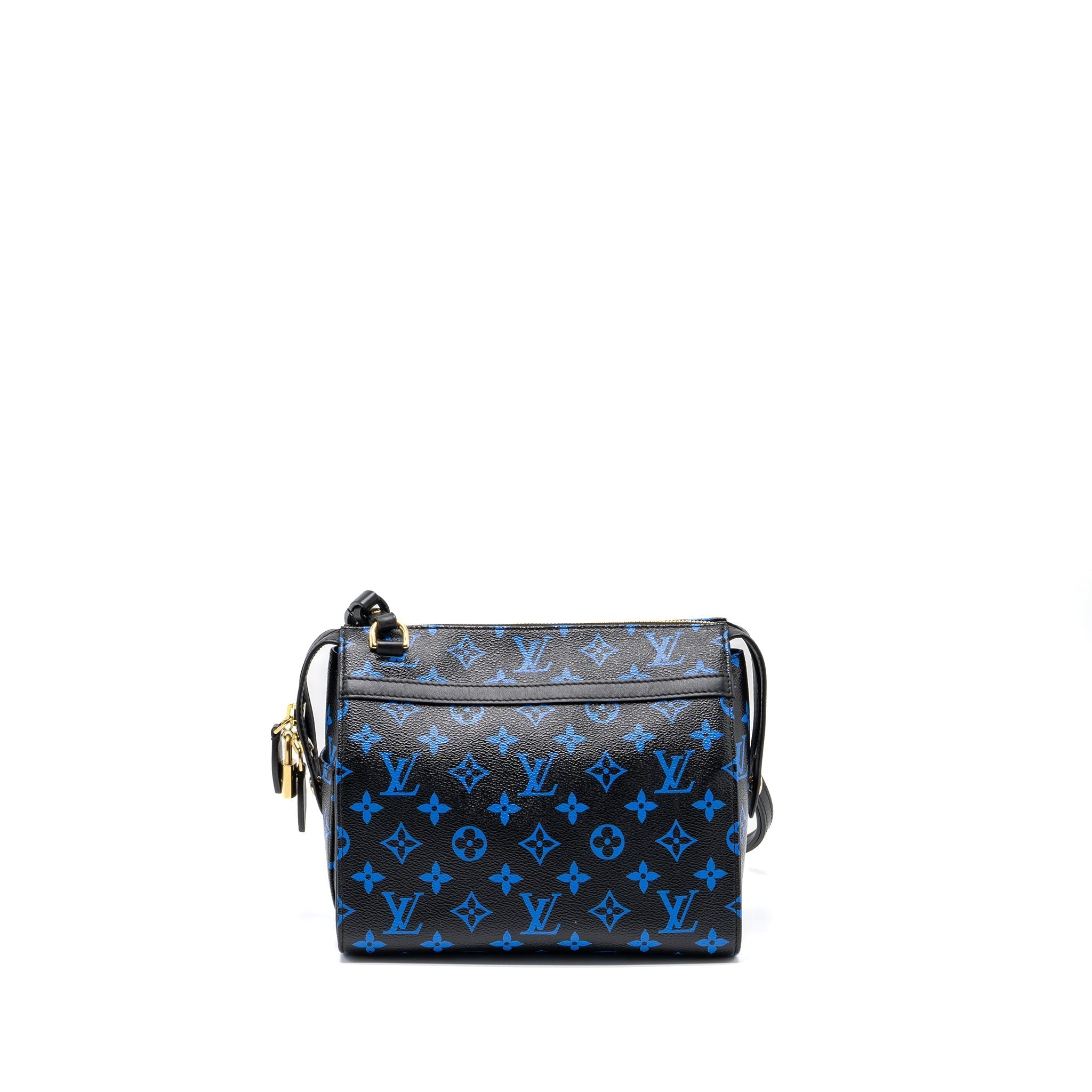 LOUIS VUITTON SPEEDY AMAZON COLOURED MONOGRAM CANVAS BLUE/BLACK GHW