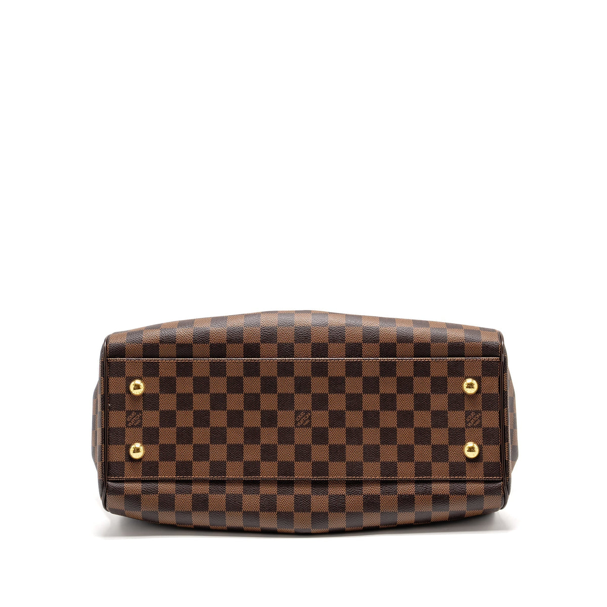 LOUIS VUITTON TREVI GM HANDBAG DAMIER EBENE GHW
