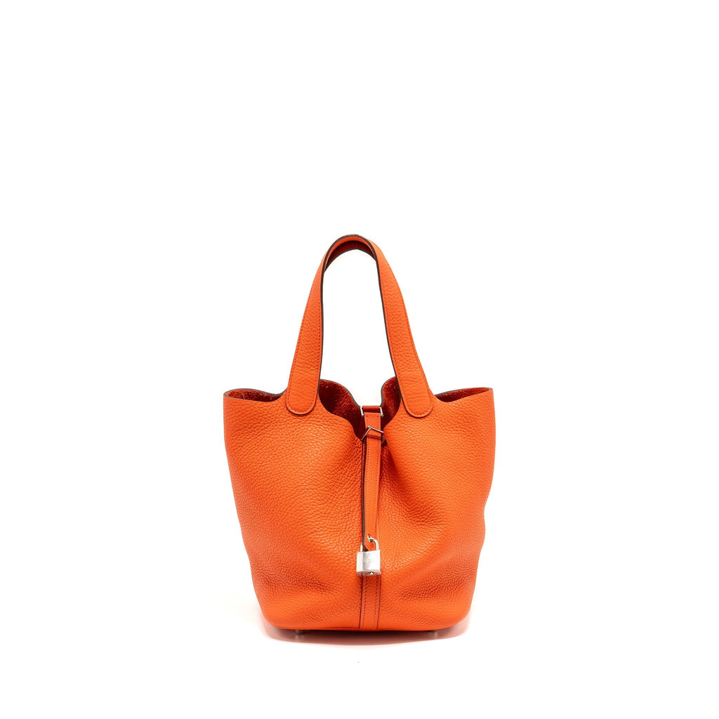 HERMES PICOTIN 22 LOCK BAG CLEMENCE FEU SHW
