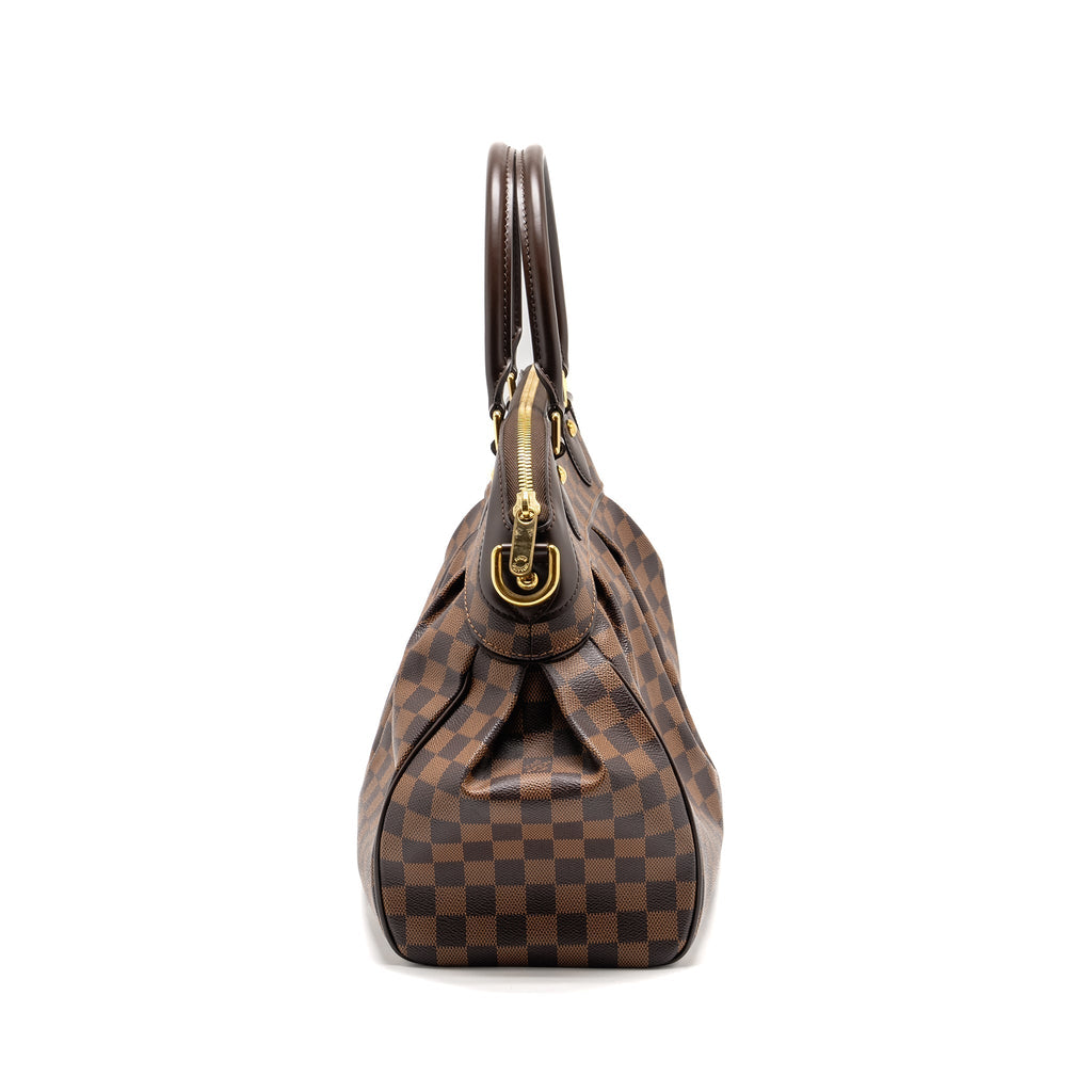 LOUIS VUITTON TREVI GM HANDBAG DAMIER EBENE GHW