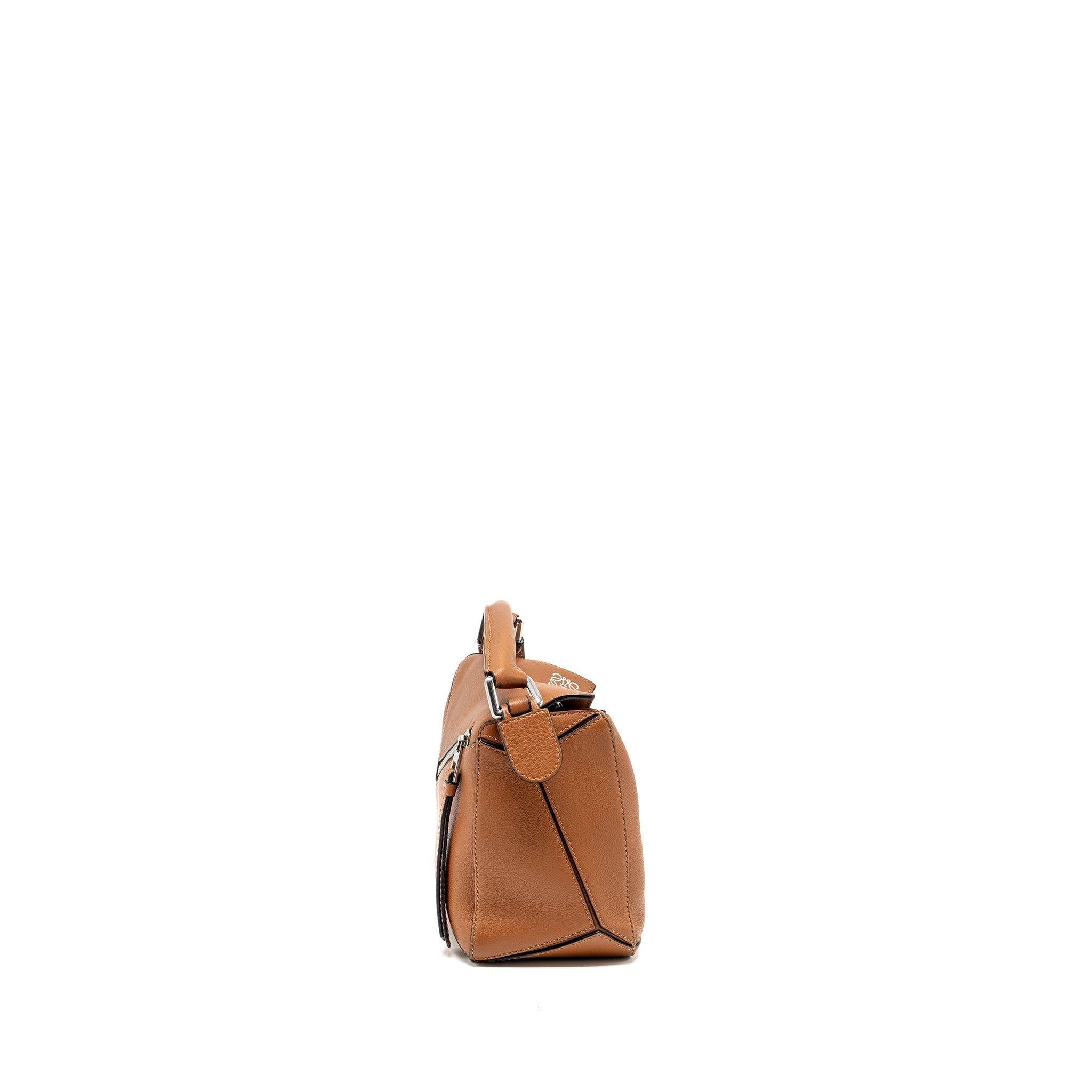 LOEWE SMALL PUZZLE BAG CALFSKIN TAN SHW