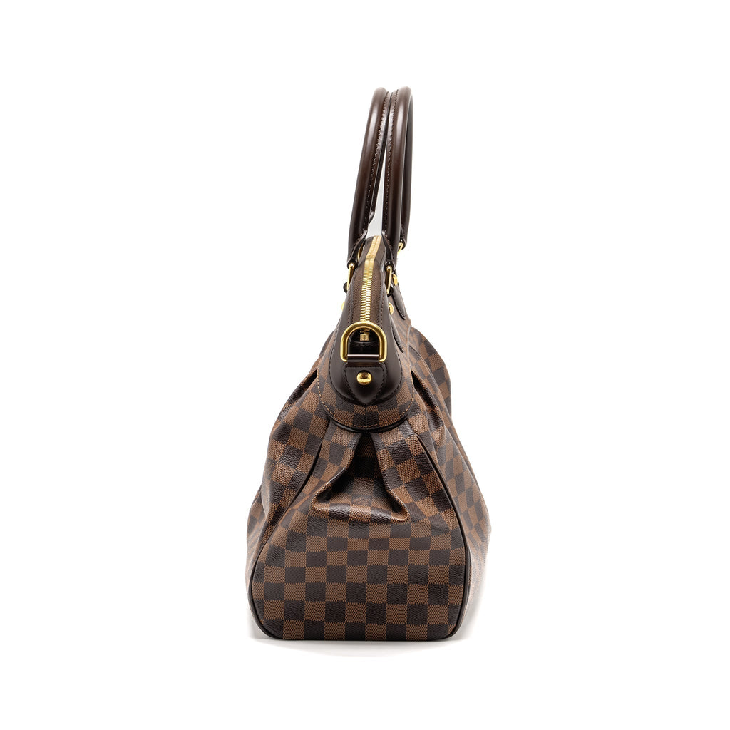 LOUIS VUITTON TREVI GM HANDBAG DAMIER EBENE GHW