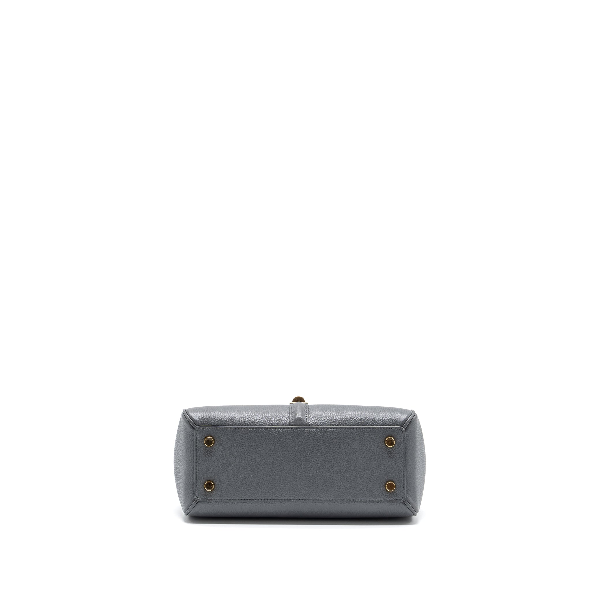 CELINE SMALL 16 BAG GRAINED CALFSKIN GREY GHW