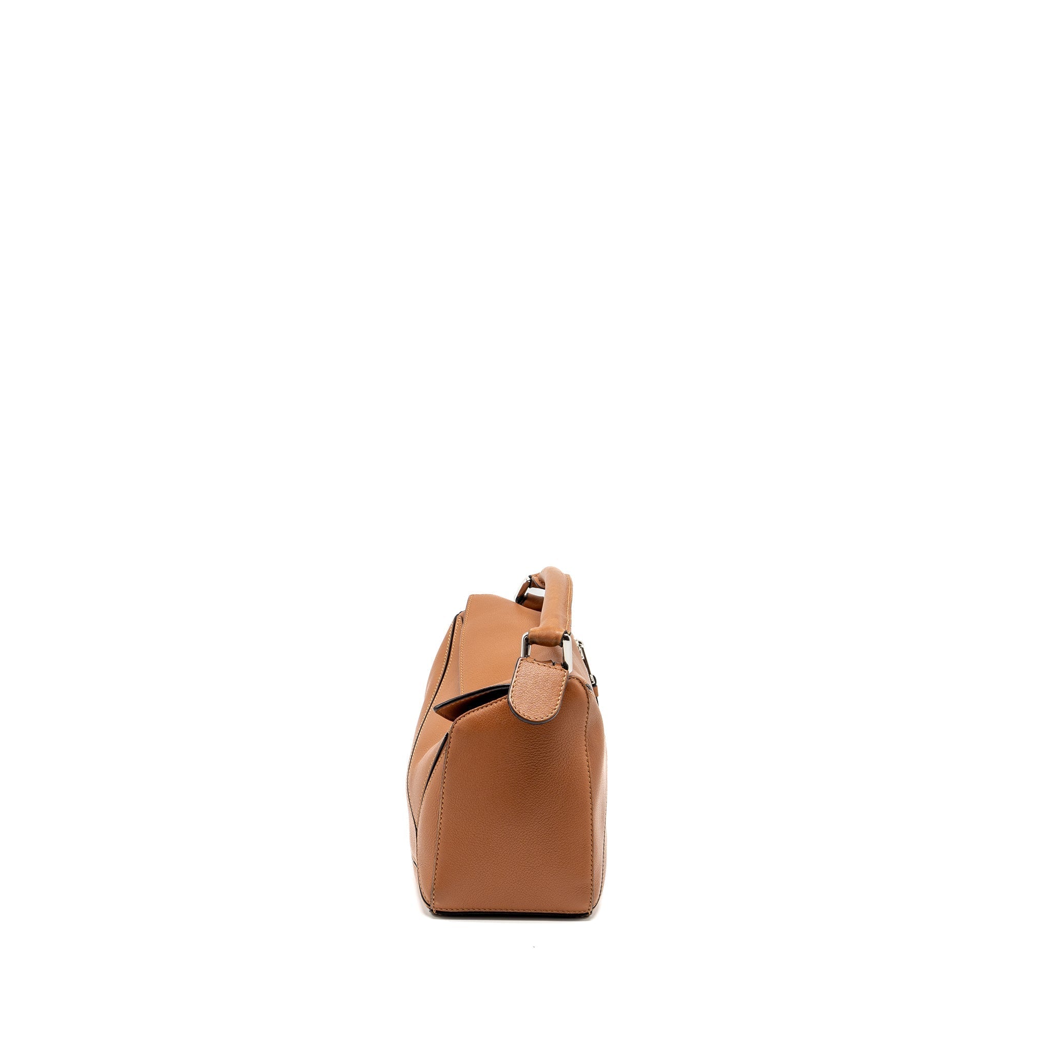 LOEWE SMALL PUZZLE BAG CALFSKIN TAN SHW