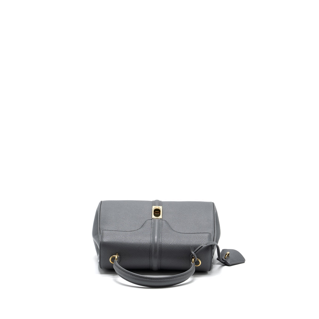CELINE SMALL 16 BAG GRAINED CALFSKIN GREY GHW