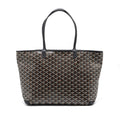 GOYARD ARTOIS TOTE GOYARDINE CANVAS BLACK SHW