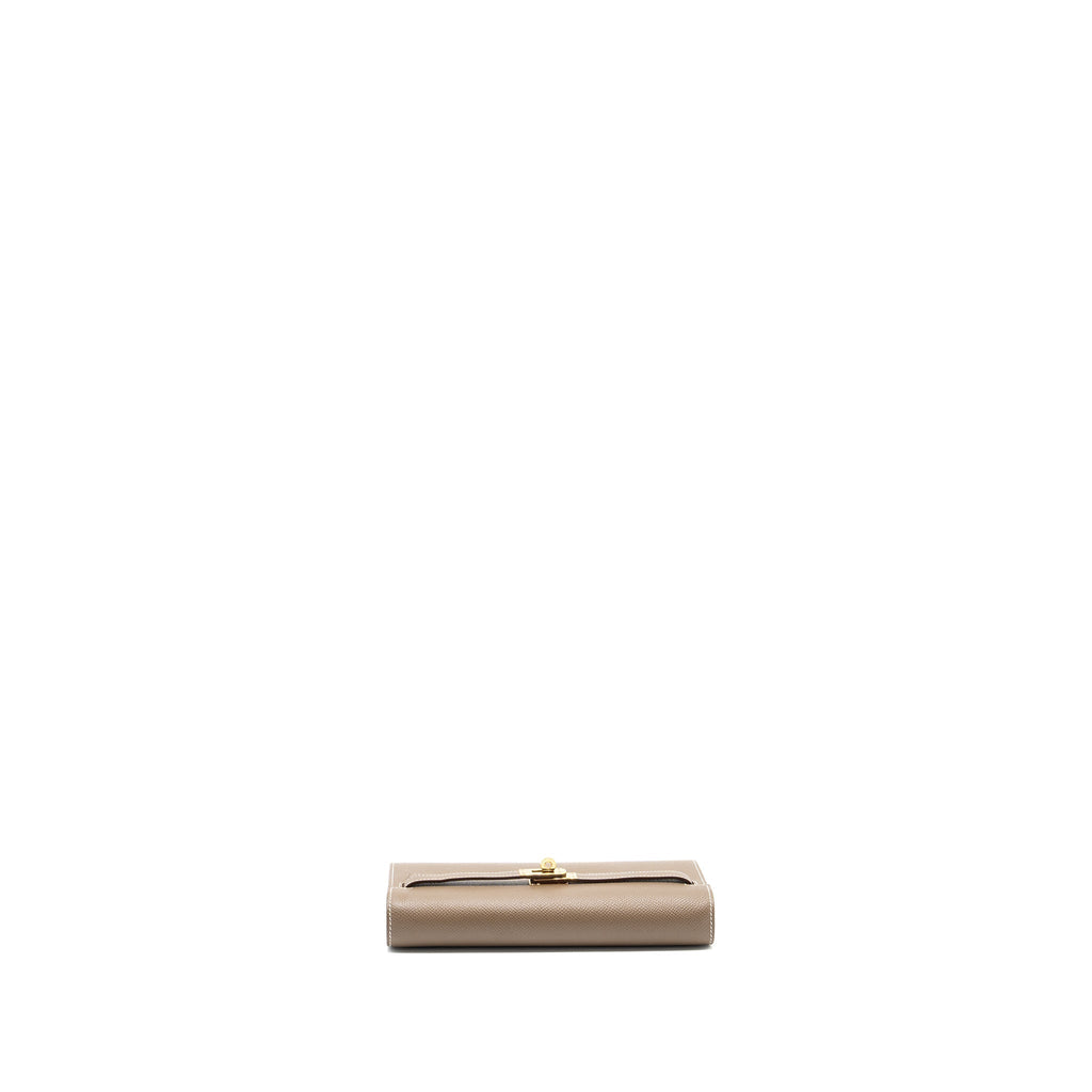 HERMES CLASSIC KELLY TO GO EPSOM ETOUPE GHW