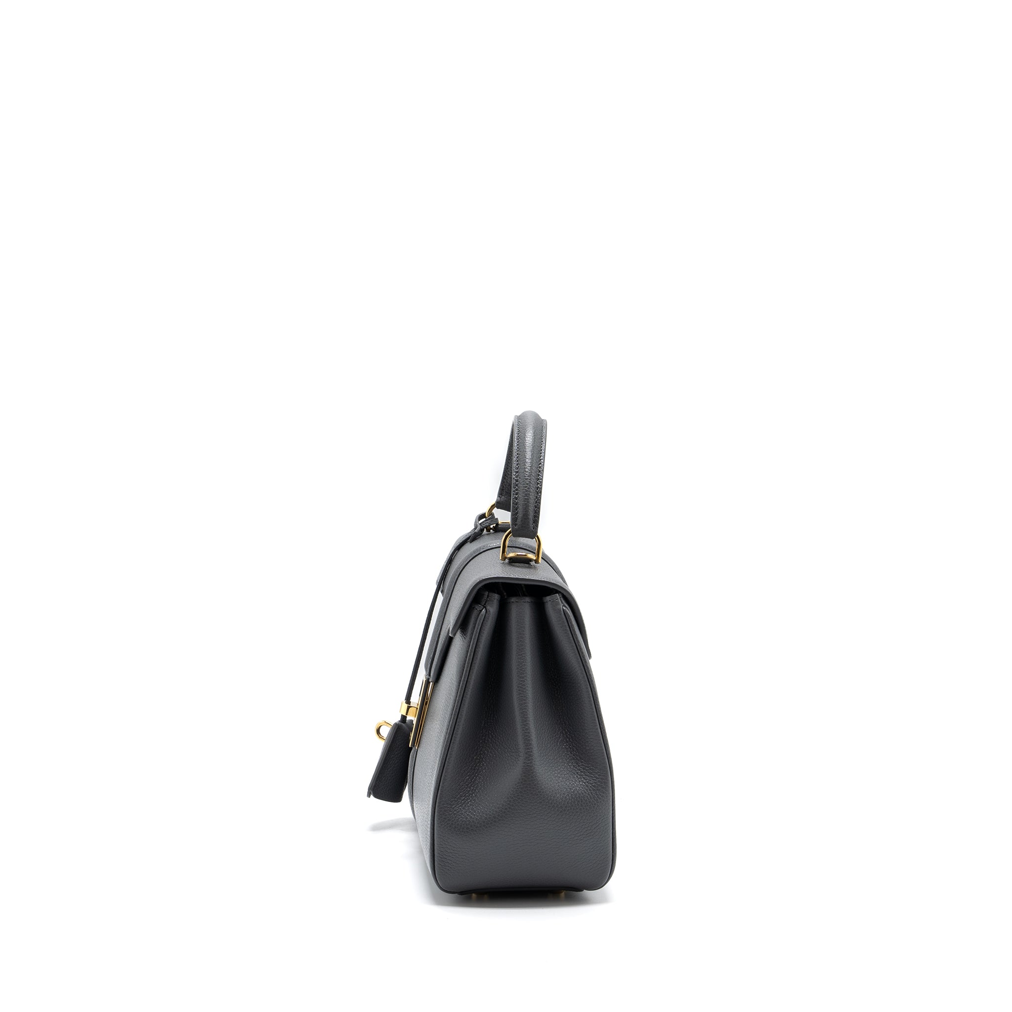 CELINE SMALL 16 BAG GRAINED CALFSKIN GREY GHW