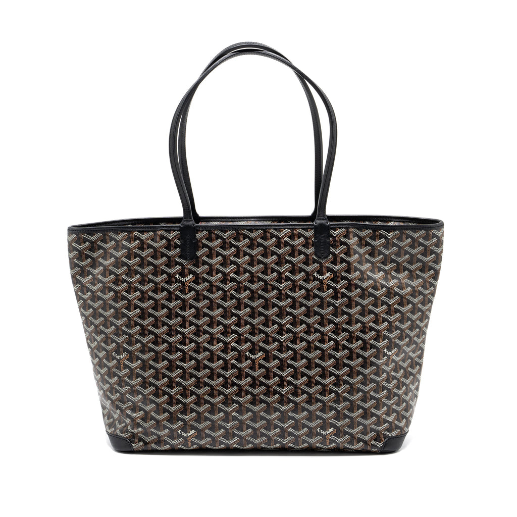 GOYARD ARTOIS TOTE GOYARDINE CANVAS BLACK SHW