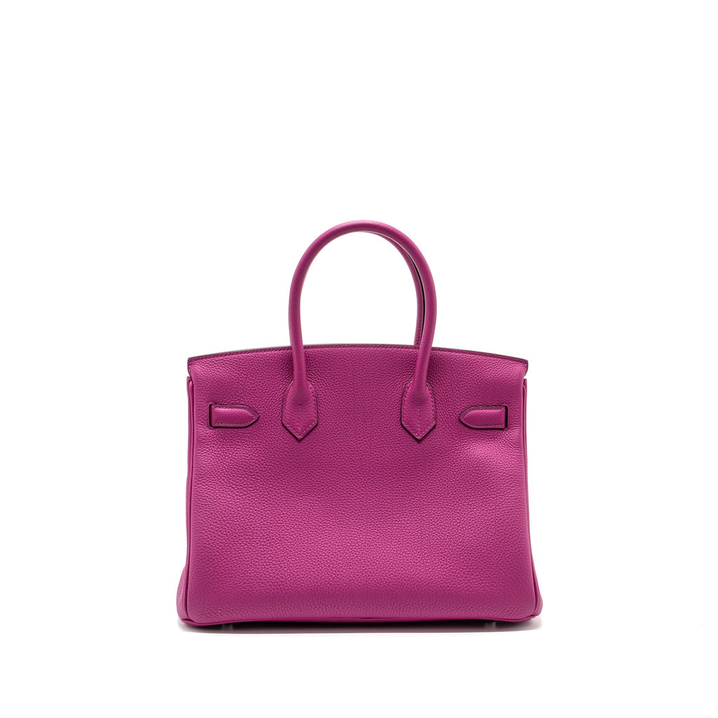 HERMES BIRKIN 30 TOGO ROSE POURPRE SHW
