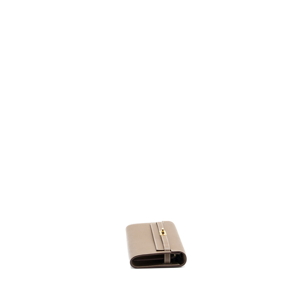 HERMES CLASSIC KELLY TO GO EPSOM ETOUPE GHW