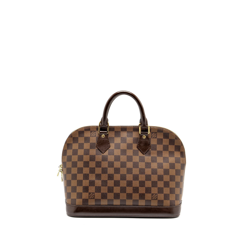 LOUIS VUITTON ALMA PM DAMIER EBENE CANVAS GHW