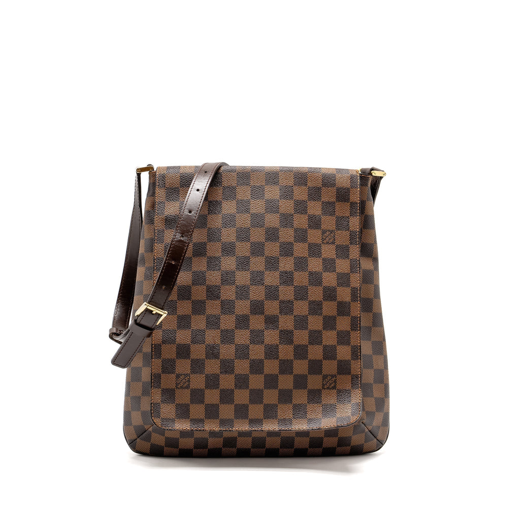 LOUIS VUITTON MUSETTE DAMIER EBENE GHW