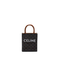 CELINE MINI VERTICAL CABAS TRIOMPHE CANVAS BROWN GHW
