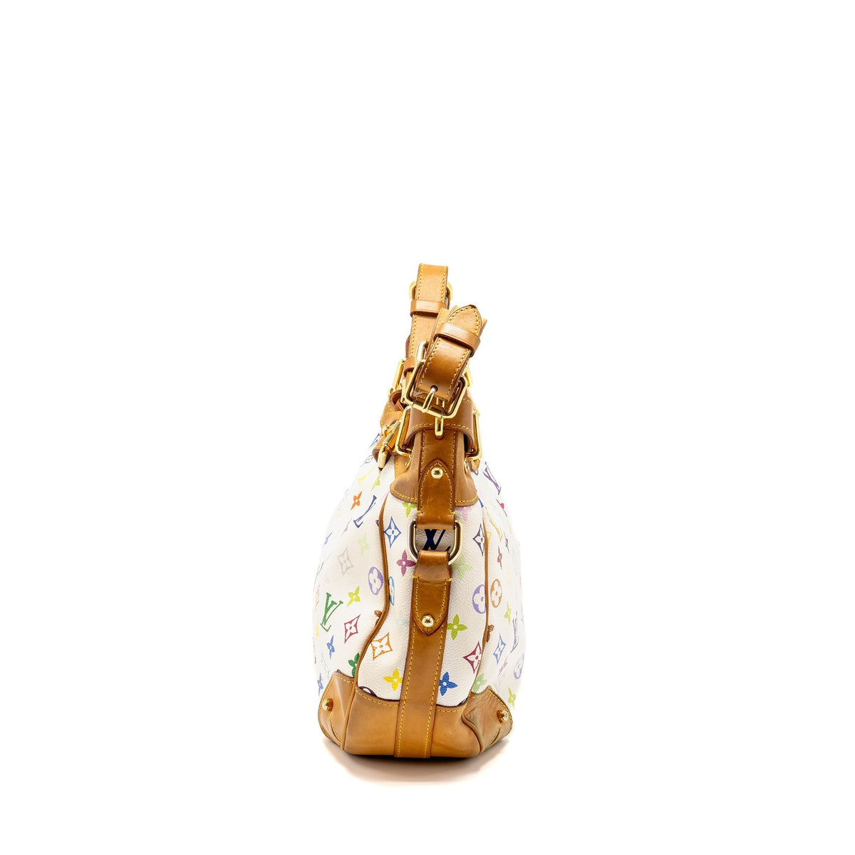 LOUIS VUITTON MURAKAMI GRETA BAG MONOGRAM CANVAS WHITE/MULTICOLOUR GHW