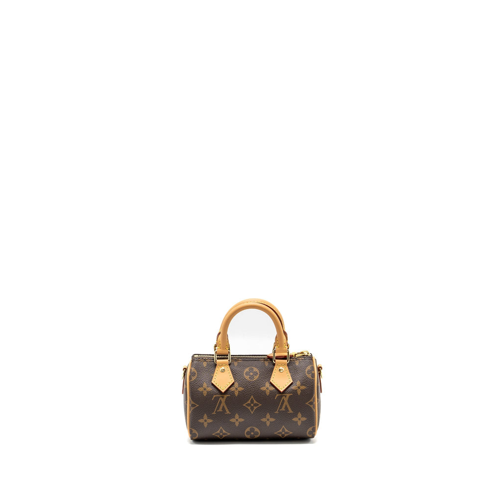 LOUIS VUITTON NANO SPEEDY MONOGRAM CANVAS GHW