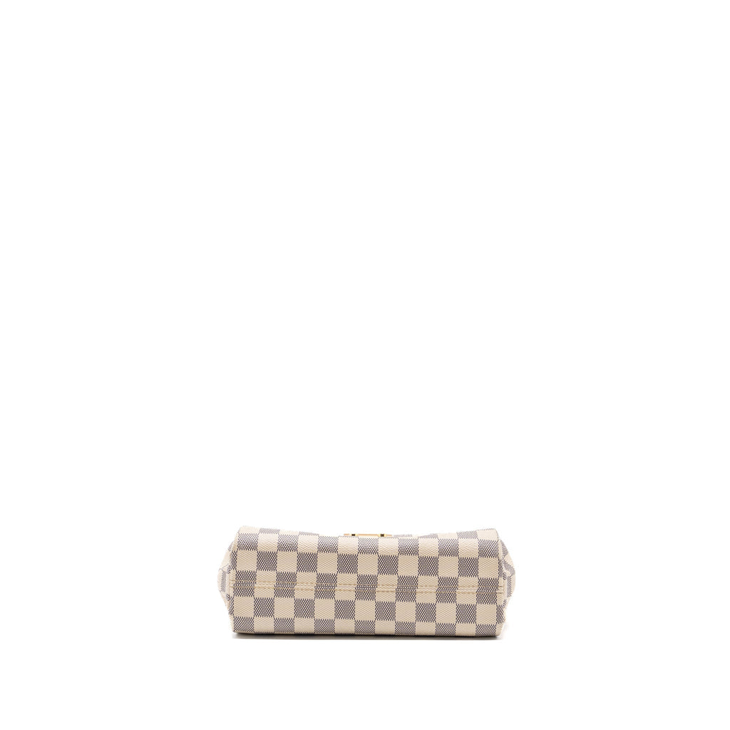 LOUIS VUITTON CROISETTE DAMIER AZUR CANVAS GHW