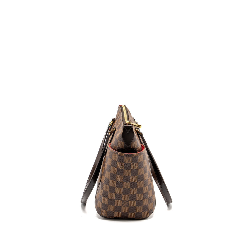 LOUIS VUITTON TOTALLY PM TOTE BAG DAMIER EBENE CANVAS GHW