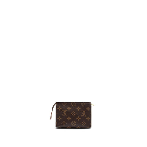LOUIS VUITTON TOILETRY POUCH 15 MONOGRAM CANVAS GHW