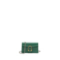 GUCCI DIONYSUS SUPER MINI LEATHER GREEN GHW