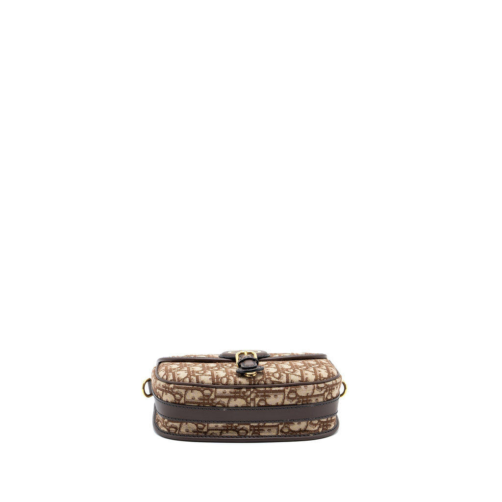 DIOR MEDIUM BOBBY BAG BROWN DIOR OBLIQUE JACQUARD GHW