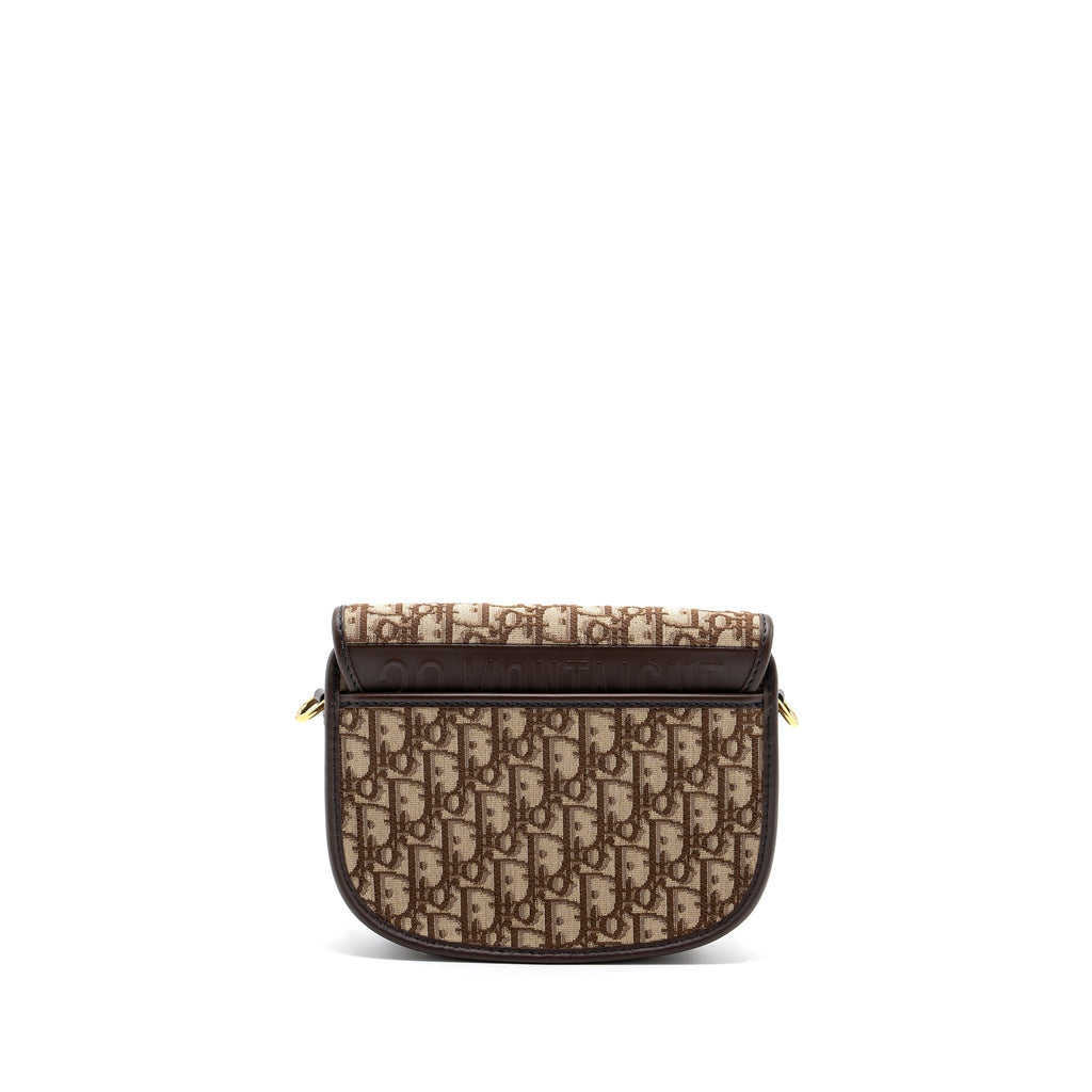 DIOR MEDIUM BOBBY BAG BROWN DIOR OBLIQUE JACQUARD GHW