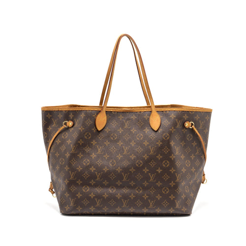 LOUIS VUITTON NEVERFULL GM MONOGRAM CANVAS GHW