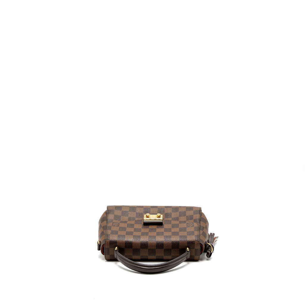 LOUIS VUITTON CROISETTE DAMIER EBENE CANVAS GHW