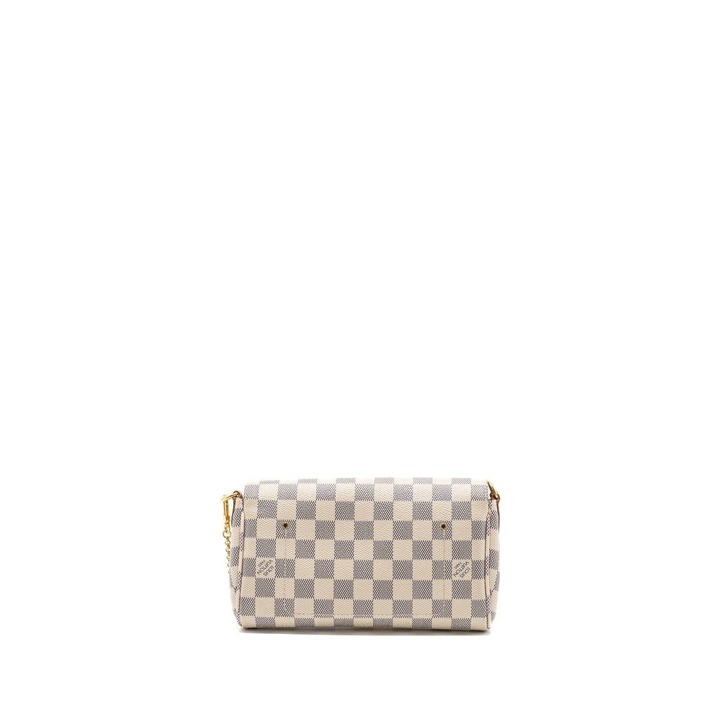 LOUIS VUITTON FAVOURITE PM DAMIER AZUR CANVAS GHW