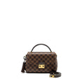 LOUIS VUITTON CROISETTE DAMIER EBENE CANVAS GHW