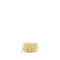 CELINE MINI CLAUDE SHINY CALFSKIN LIGHT YELLOW GHW