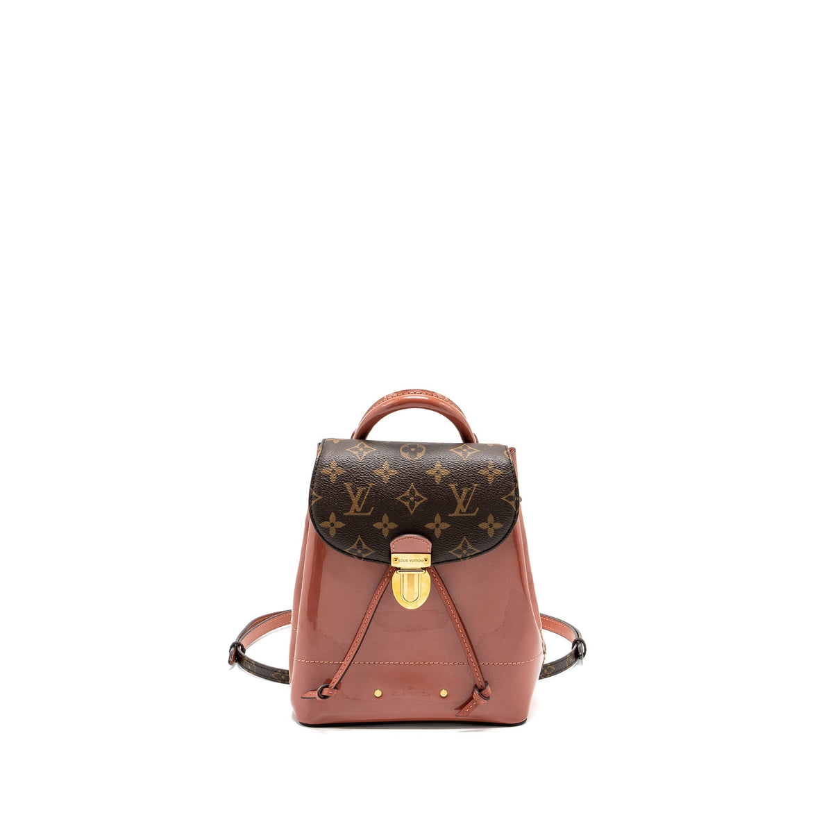 LOUIS VUITTON HOT SPRINGS BACKPACK PATENT / MONOGRAM CANVAS PINK GHW