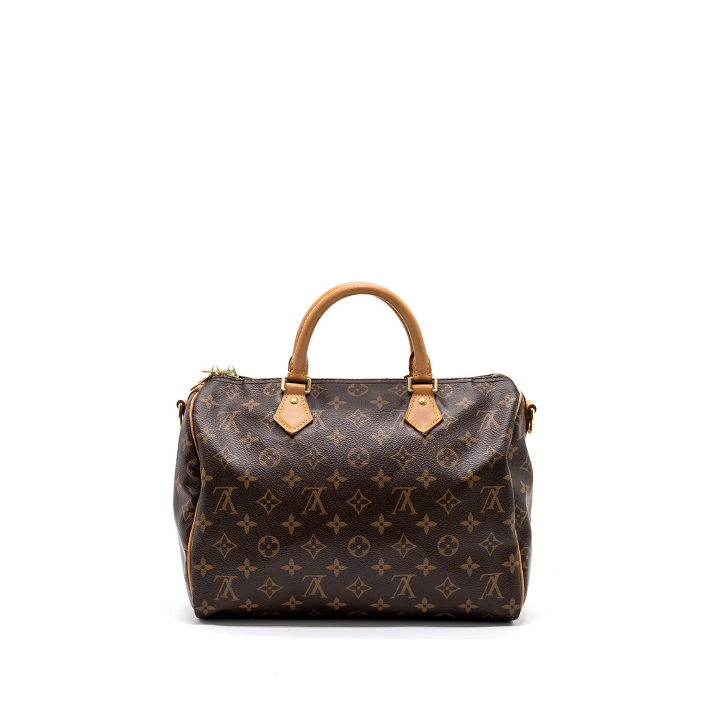 LOUIS VUITTON SPEEDY BANDOULIERE 30 MONOGRAM CANVAS GHW