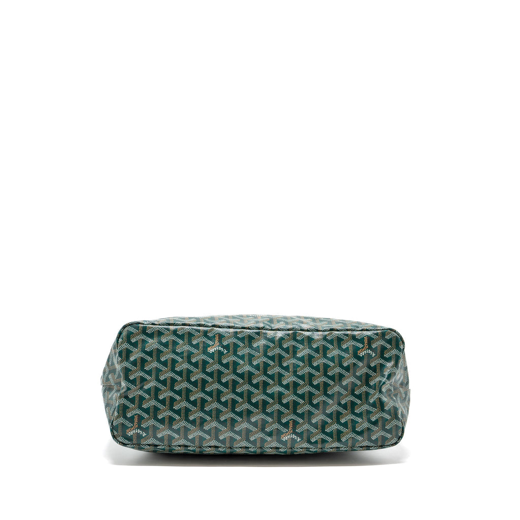 GOYARD BOHEME HOBO BAG GOYARD LINE CANVAS / CALFSKIN GREEN SHW