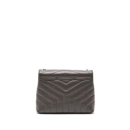 SAINT LAURENT/YSL SMALL LOU LOU BAG CALFSKIN DARK GREY SHW