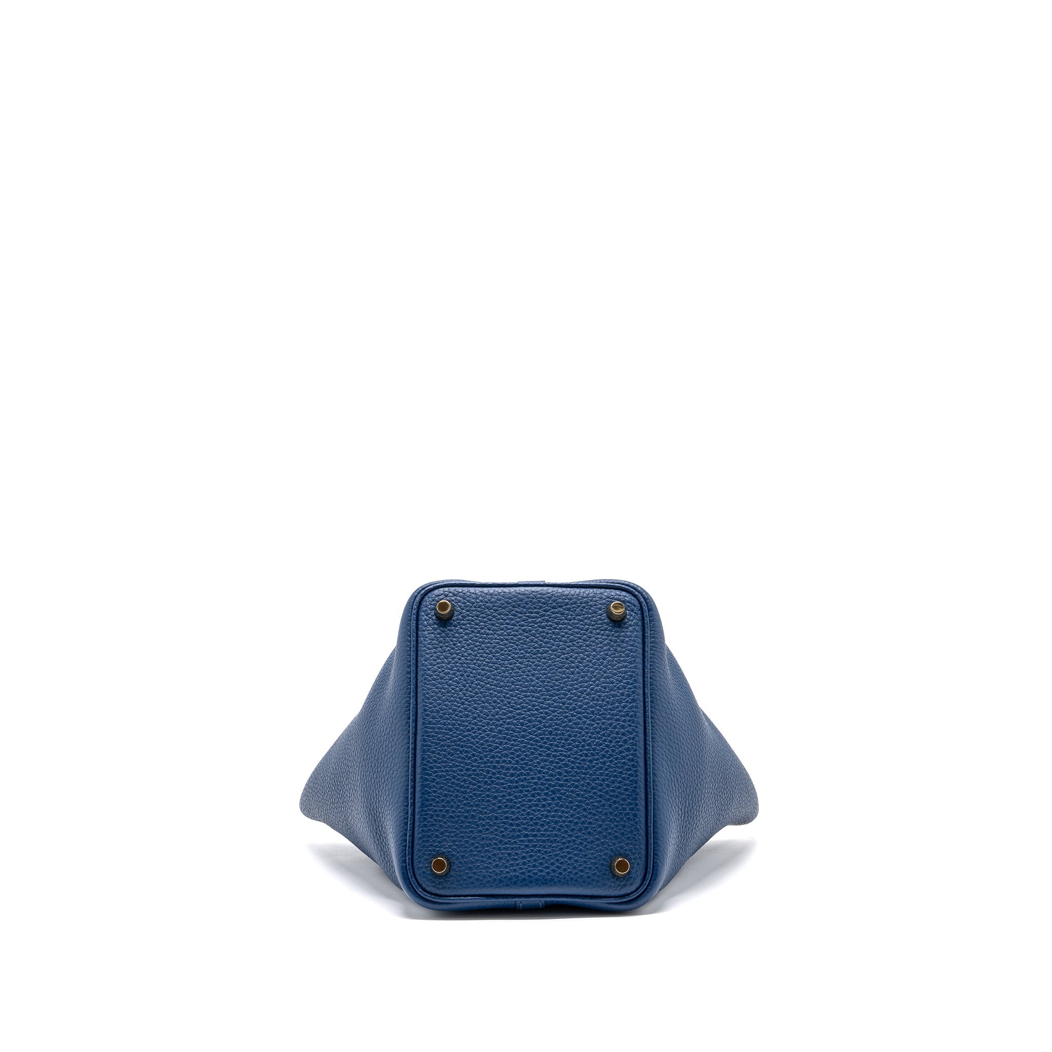 HERMES PICOTIN 18 CLEMENCE DEEP BLUE GHW