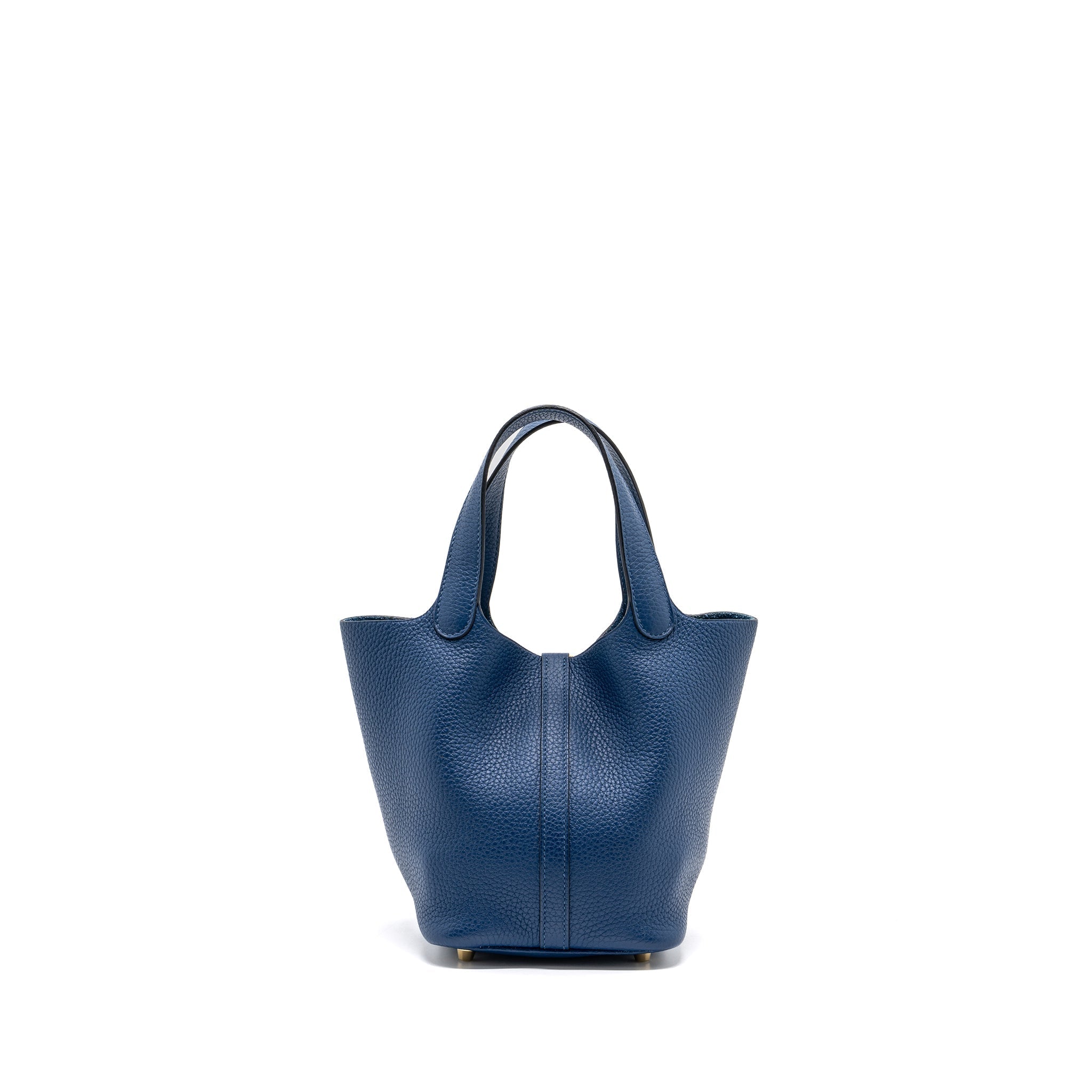HERMES PICOTIN 18 CLEMENCE DEEP BLUE GHW
