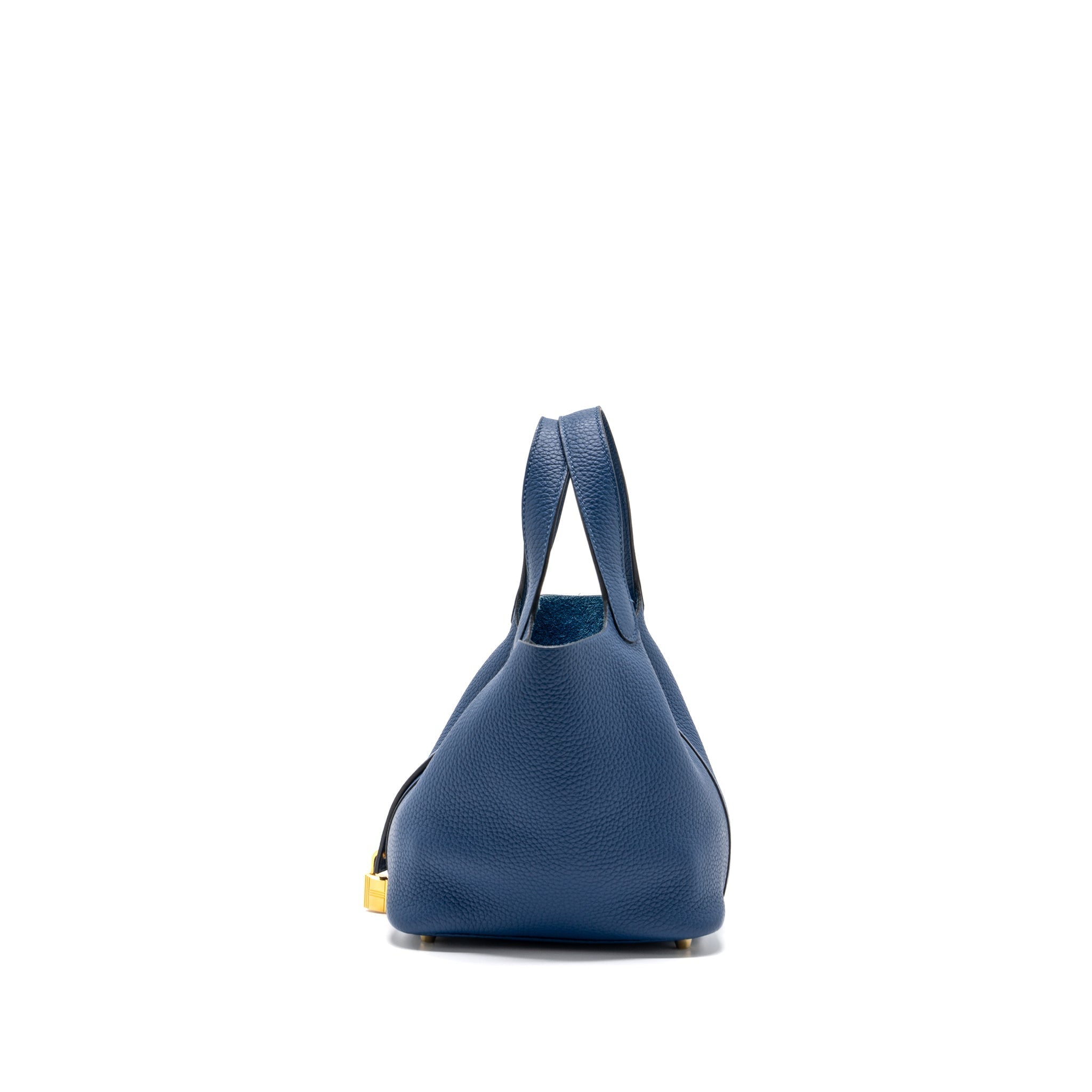 HERMES PICOTIN 18 CLEMENCE DEEP BLUE GHW