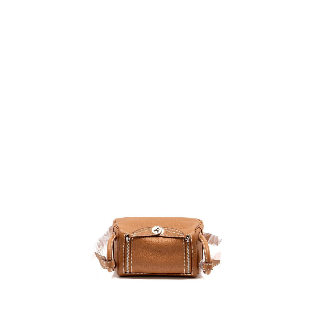 HERMES MINI LINDY CLEMENCE GOLD SHW