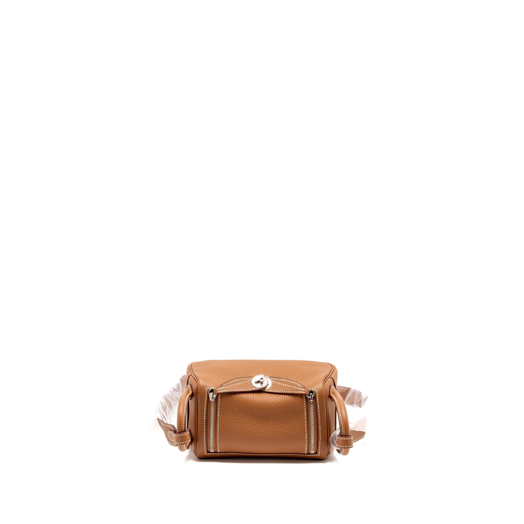 HERMES MINI LINDY CLEMENCE GOLD SHW